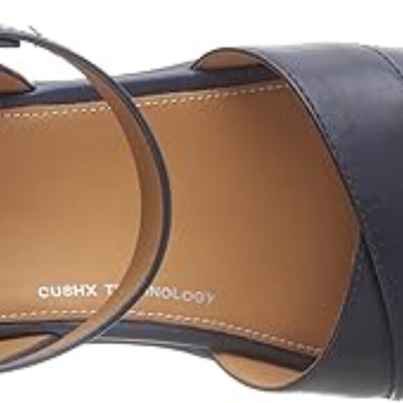 NEW FITFLOP Leather Pilar Crossover Ankle Strap  Sandals Midnight Navy  462tn - Picture 8 of 8